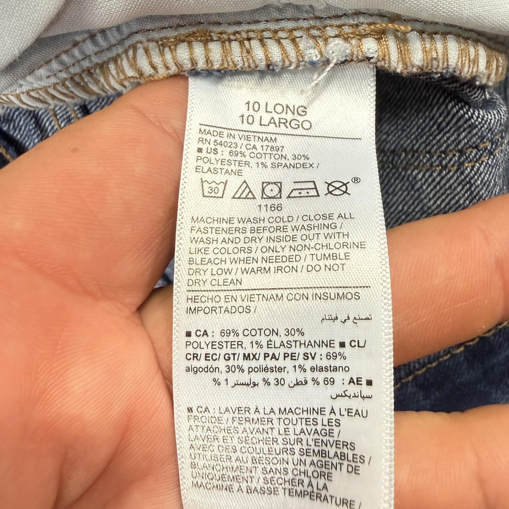 Old Navy Wow Bootcut Jeans Womens 10 Long Blue Medium Mid Rise Stretch Denim - Picture 12 of 12